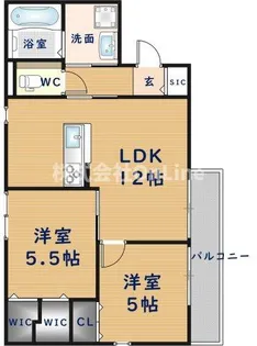 Azusa【3階】の間取り