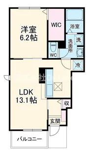 シエル・エトワール【1階】の間取り