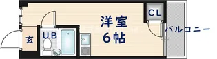 ベルハイム俊徳道【2階】の間取り