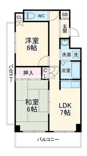 セントポリア東花園【7階】の間取り