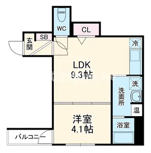 Le Grand Lotus【1階】の間取り