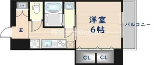 GLUCK MAISON S-SHINFUKAE ⅩⅢ【2階】の間取り