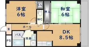 エストヴェルジュ【4階】の間取り
