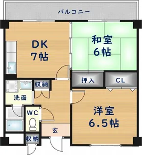 メゾンイサム【2階】の間取り