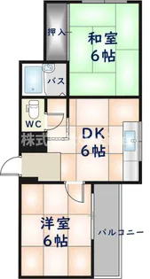 ロイヤルレジデンス【3階】の間取り