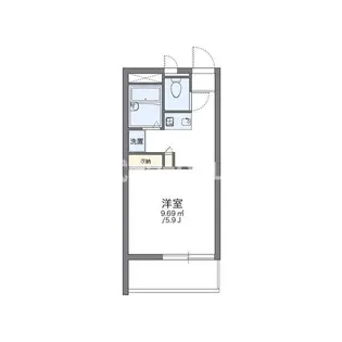 レオパレスドリームⅢ【1階】の間取り