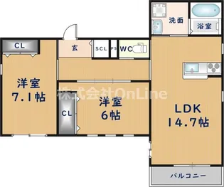 Maison Teramae【2階】の間取り