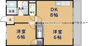 メゾン辻田【2階】の間取り