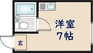 ドラゴンハイツ24【203号室】の間取り