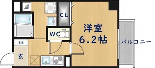 アームスコート若江岩田【5階】の間取り