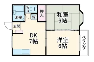 カーサフローラ.【1階】の間取り