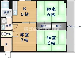 三上マンション【2階】の間取り