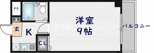 スカイリバー上小阪【2階】の間取り