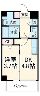 Brillante東花園【8階】の間取り