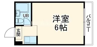 メゾン小若江【3階】の間取り