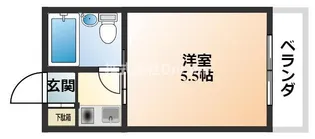 ロータリーマンション永和【7階】の間取り