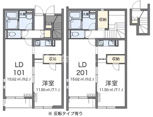 クレイノマルイチ曙川【2階】の間取り