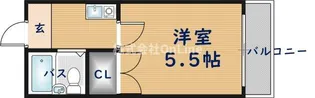 ラフィーネ小若江【2階】の間取り