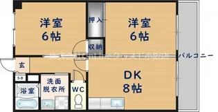 エスポアール布施【4階】の間取り