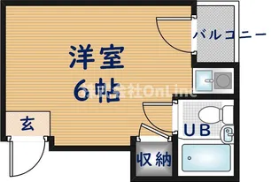 ビルドジャパン布施【3階】の間取り