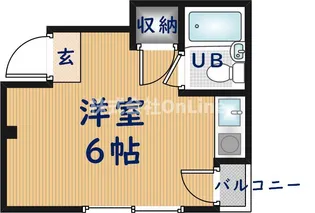 ビルドジャパン布施【3階】の間取り