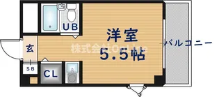 ソルトバレイ楽音寺【1階】の間取り