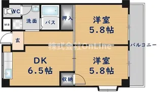 上田マンション【2階】の間取り