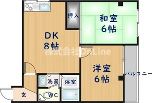 メゾングレース【3階】の間取り