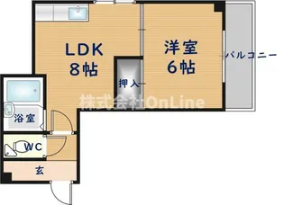 エンパイヤシティ【1階】の間取り