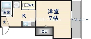 長田中4丁目共同住宅【2階】の間取り