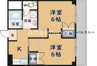 PSハイツ【3階】の間取り