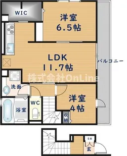 インカウンター【2階】の間取り