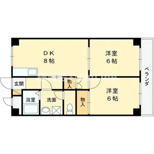 ヴァンベール青山【1階】の間取り