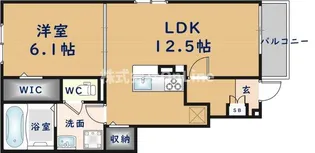 ヴェルデ ブリッサⅢ【1階】の間取り