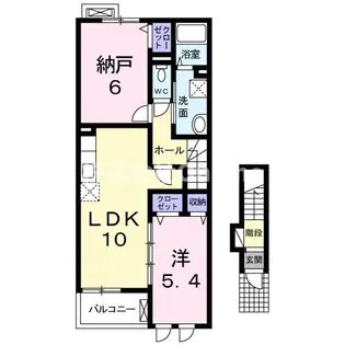 セレーノ加美【2階】の間取り