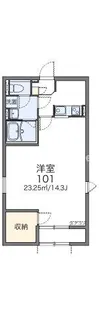 レオネクストリトルスクウェア【1階】の間取り