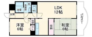 フローリッシュ北田【2階】の間取り