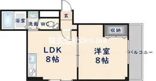 メゾングレース【3階】の間取り