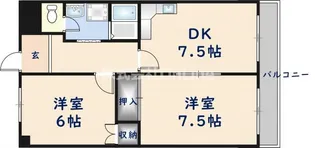 Belong東花園【4階】の間取り
