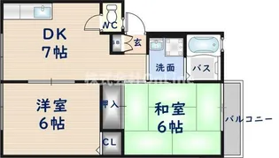 サンビレッジ・ラポール E棟【2階】の間取り