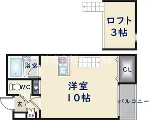エクラ平野【3階】の間取り