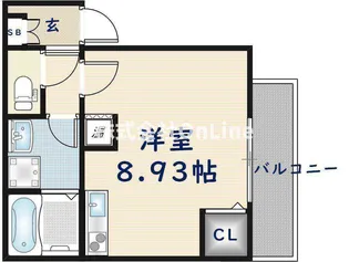 アート徳庵【1階】の間取り