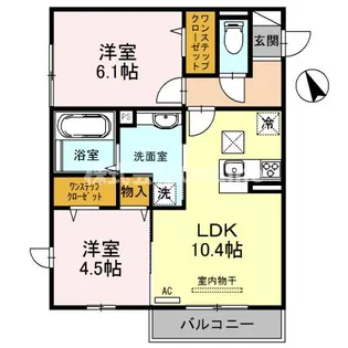 スペチアーレK【2階】の間取り