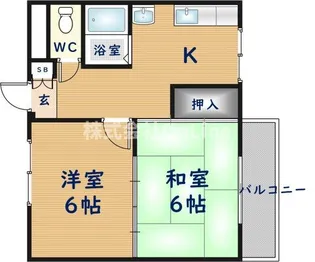 メゾンアーク【4階】の間取り