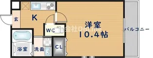 フジパレス小阪Ⅰ番館【3階】の間取り
