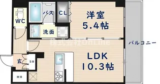 Ms arte上小阪【5階】の間取り