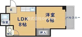エンパイヤシティ【3階】の間取り