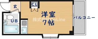 ハイツ當里家【3階】の間取り