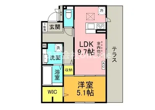 グレイスコート藤【1階】の間取り