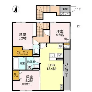 プティ・パレ【2階】の間取り
